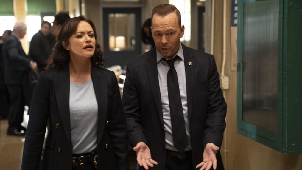 Marisa Ramirez as Maria Baez, Donnie Wahlberg as Danny Reagan in Blue Bloods - Season 11, Episode 6 - 'The New Normal'
