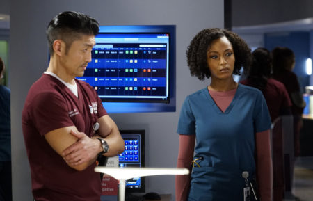 Brian Tee Yaya DaCosta Chicago Med Season 6