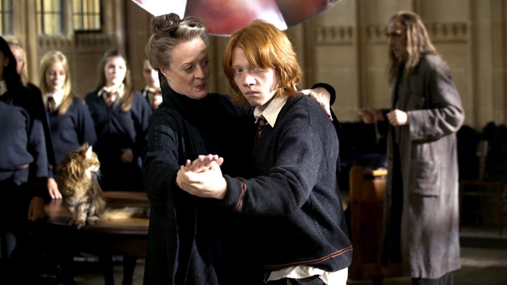 Harry Potter and the Goblet of Fire Maggie Smith and Rupert Grint 