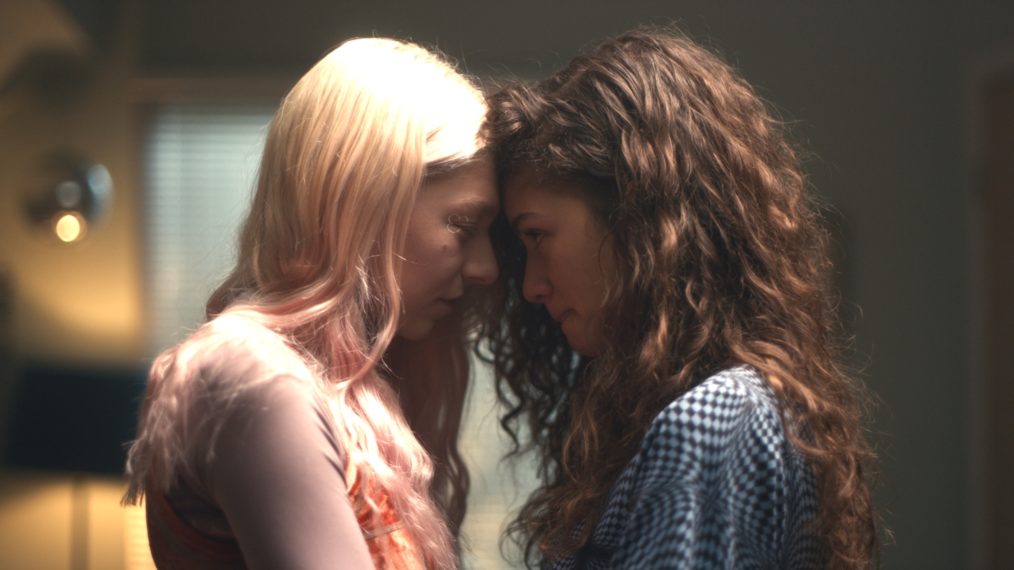 Euphoria - Hunter Schafer as Jules and Zendaya as Rue