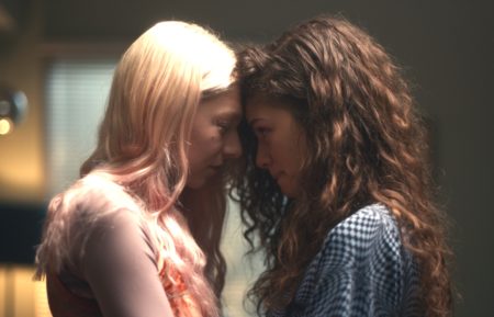 Euphoria - Hunter Schafer as Jules and Zendaya as Rue