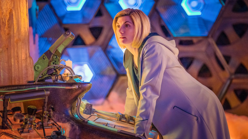 Jodie Whittaker as 13th Doctor Who TARDIS