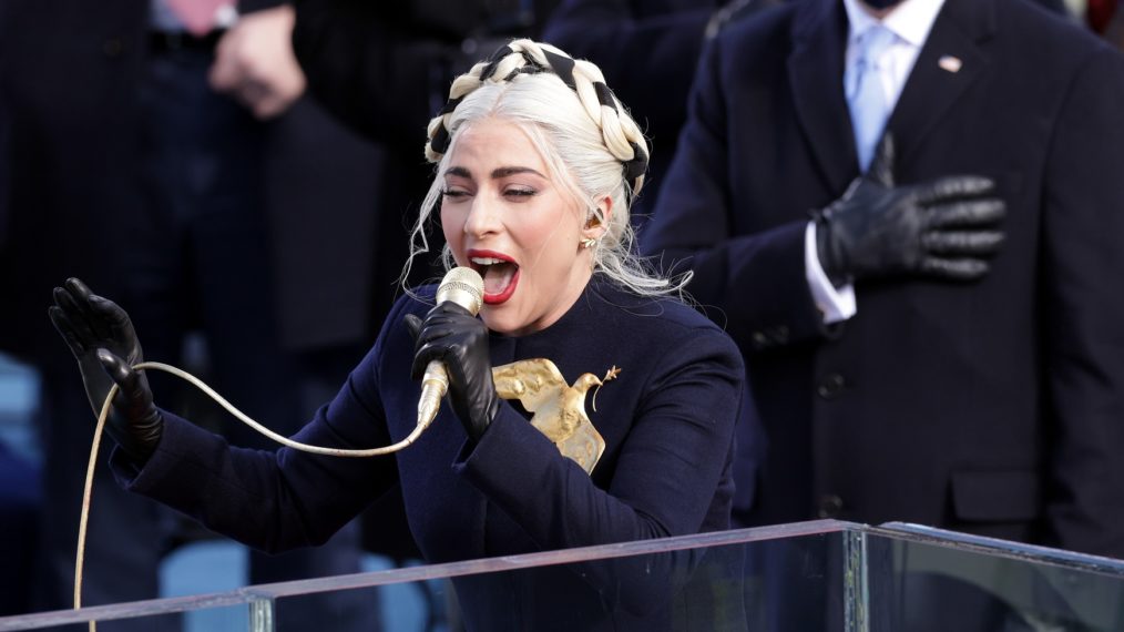 Lady Gaga at the Joe Biden Inauguration