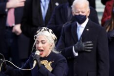 Lady Gaga at the Joe Biden Inauguration