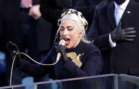 Lady Gaga at the Joe Biden Inauguration