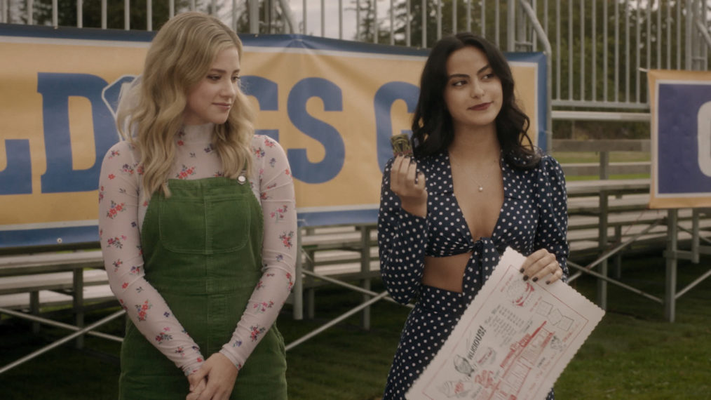 Lili Reinhart as Betty Cooper and Camila Mendes as Veronica Lodge in Riverdale - Season 5 Episode 3 - 'Chapter Seventy-Nine: Graduation'