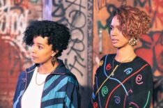 GG Townson and Laila Odom in Salt-N-Pepa on Lifetime