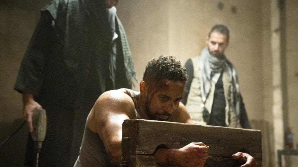 Neil Brown Jr. as Ray Perry captive in SEAL Team - Season 4, Episode 6