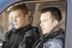 Cameron Monaghan as Ian and Noel Fisher as Mickey and in Shameless - Season 11