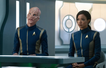 Saru and Michael Burnham in Star Trek Discovery Season 3