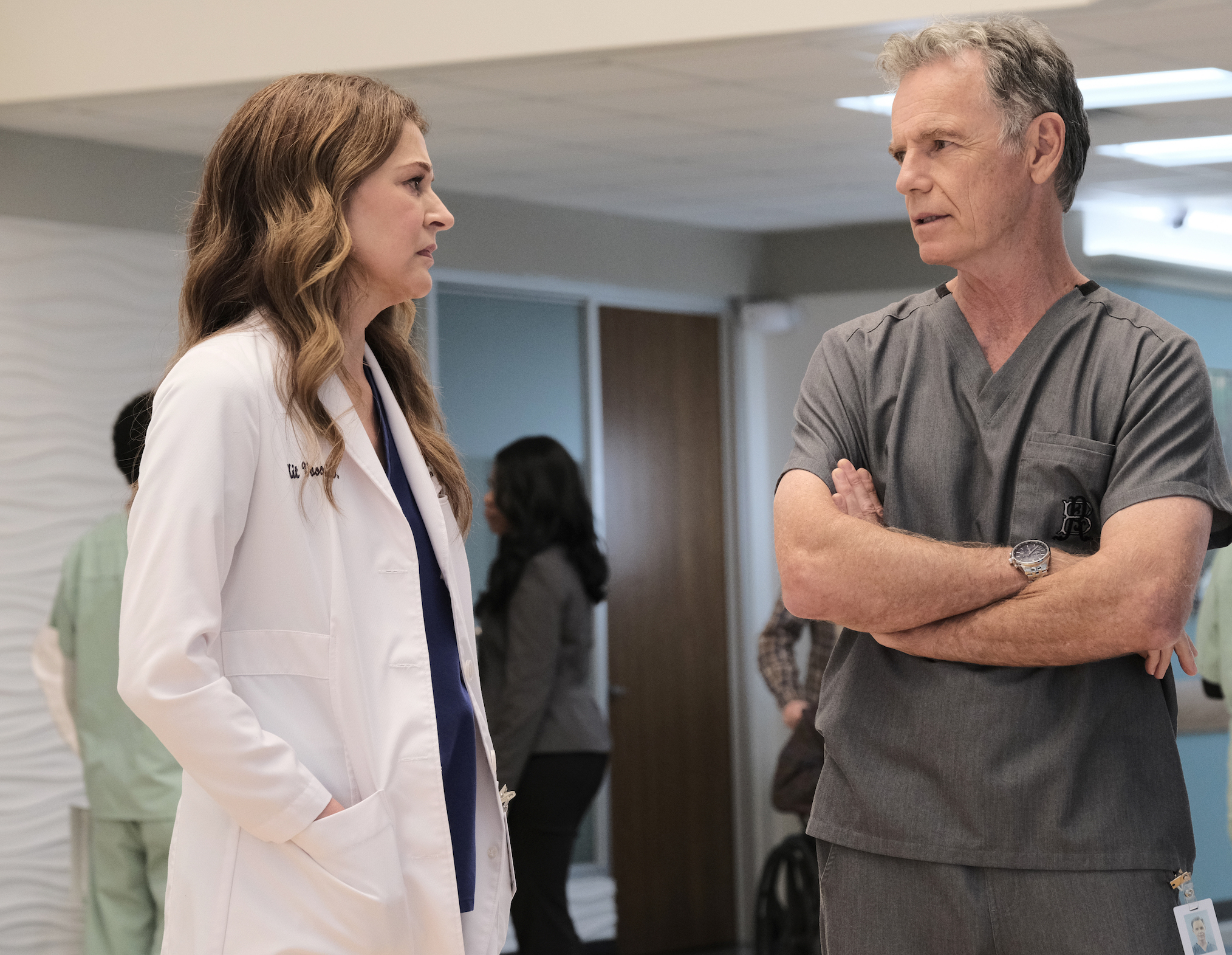 Jane Leeves Bruce Greenwood The Resident Season 4 Kit Bell