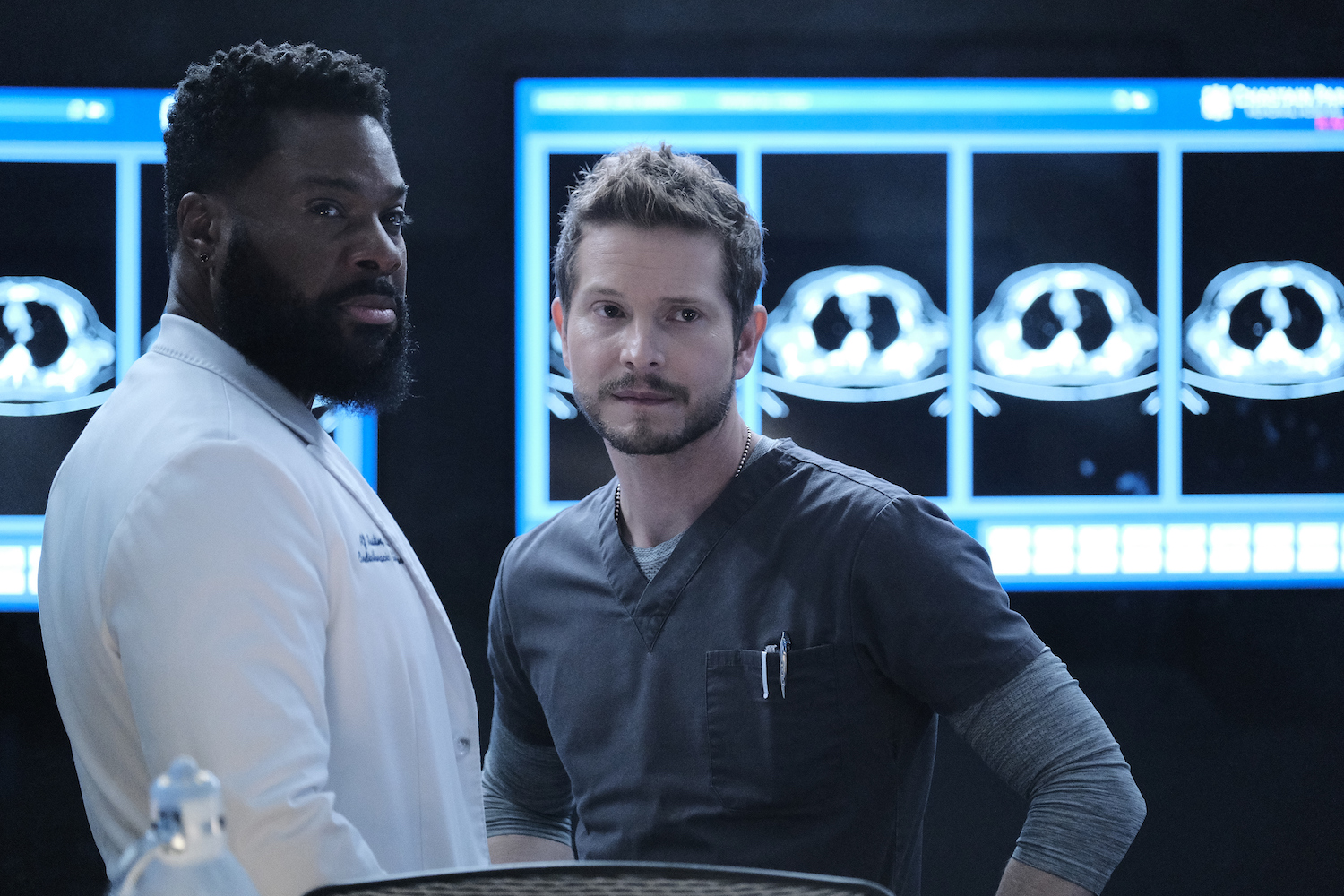 Malcolm Jamal Warner Matt Czuchry The Resident Season 4 Episode 3