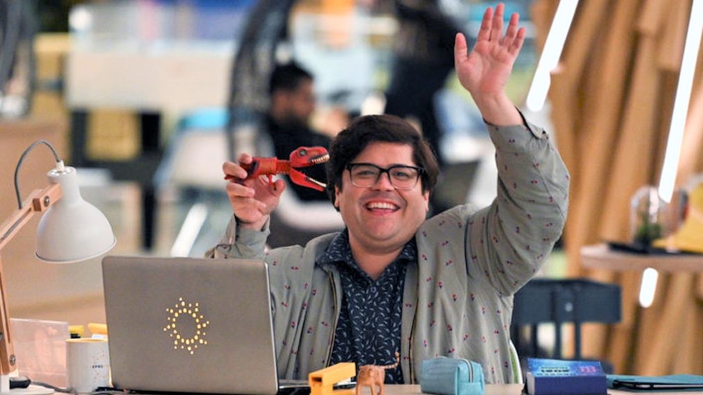 Harvey Guillen as George in Zoey's Extraordinary Playlist - Season 2