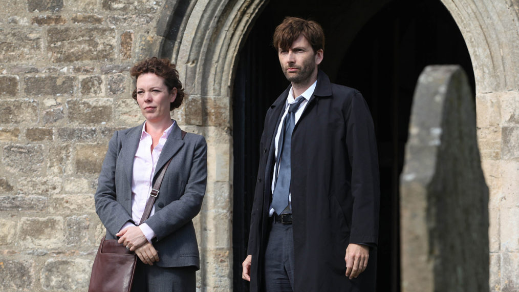 Broadchurch - Olivia Colman and David Tennant