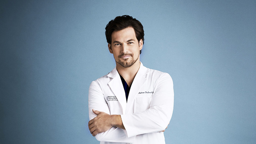 Giacomo Gianniotti in Grey's Anatomy as Andrew DeLuca