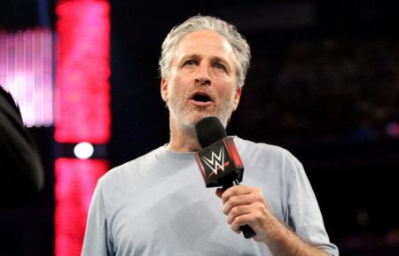 Jon Stewart as the host of WWE's SummerSlam in 2015