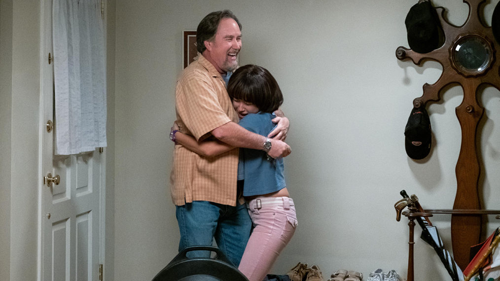 PEN15 - Fred (Richard Karn) and Maya Ishii-Peters (Maya Erskine)