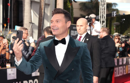 Ryan Seacrest at the Golden Globes