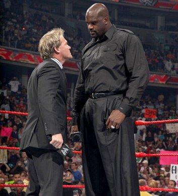 Shaquille O'Neal and Chris Jericho