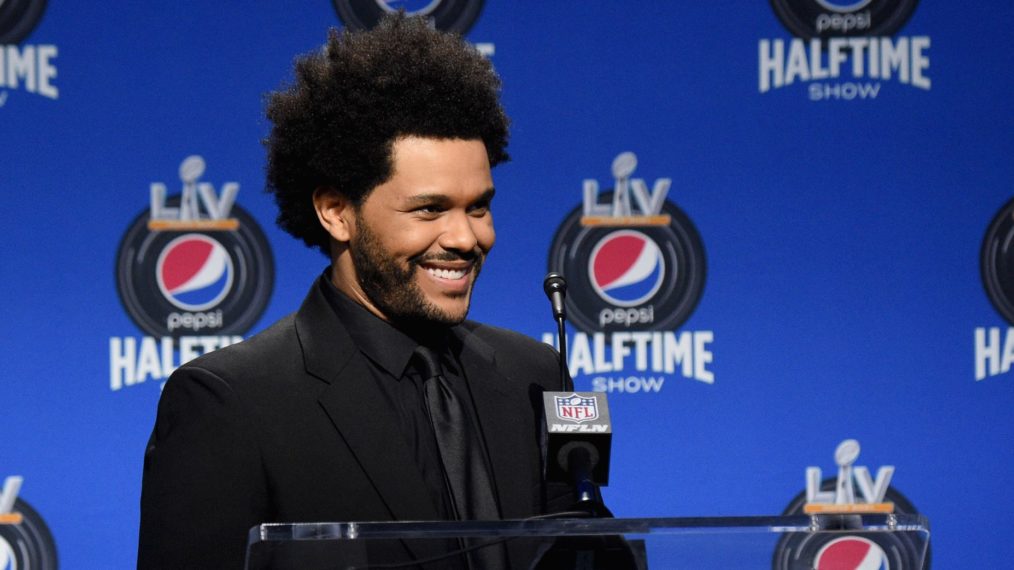 The Weeknd at the Pepsi Super Bowl LV Halftime Show Press Conference