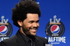 The Weeknd at the Pepsi Super Bowl LV Halftime Show Press Conference