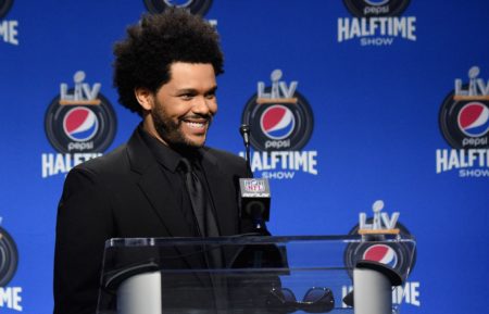 The Weeknd at the Pepsi Super Bowl LV Halftime Show Press Conference