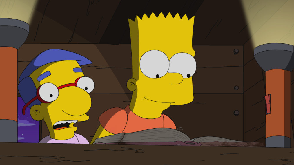 The Simpsons Diary Queen Milhouse Bart