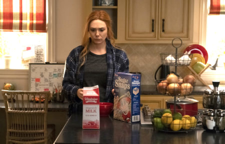 WandaVision - Elizabeth Olsen in the kitchen