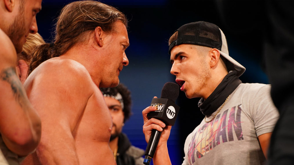 Sammy Guevara confronts Chris Jericho on AEW Dynamite