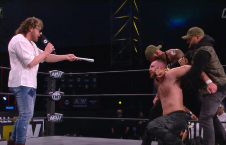 Kenny Omega and Jon Moxley on AEW Dynamite