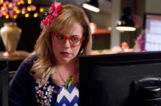 Kirsten Vangsness in Criminal Minds - Penelope Garcia Desk