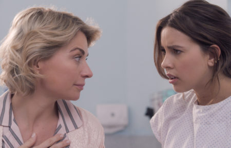 Ludwika Paleta as Ana and Paulina Goto as Mariana in Daughter From Another Mother