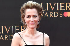 Gillian Anderson attends the Olivier Awards 2019