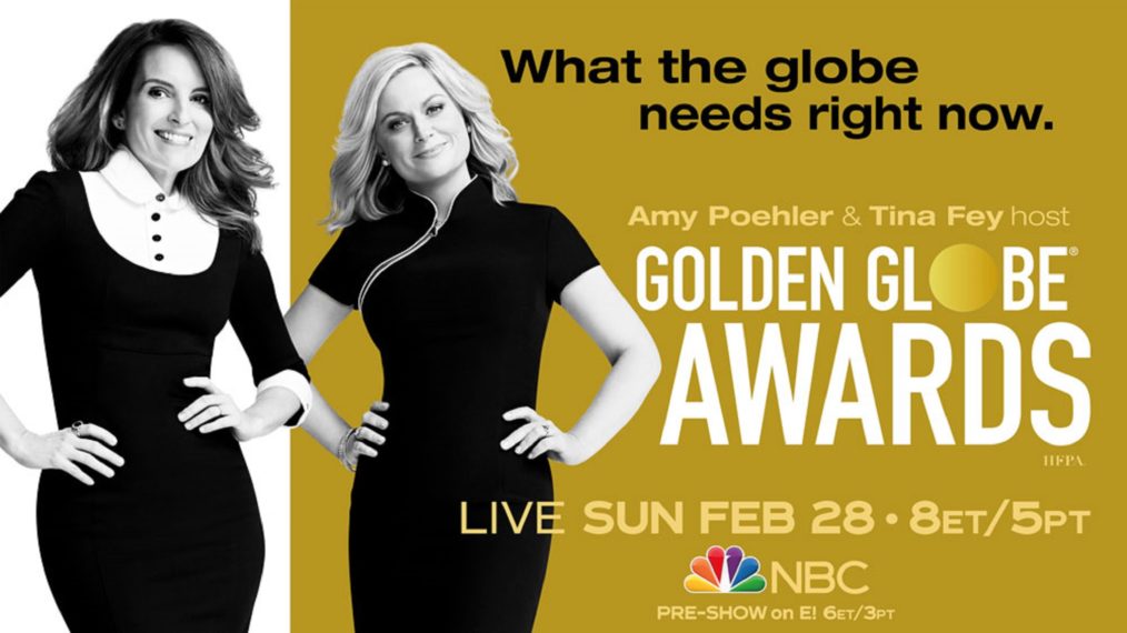Golden Globe Awards Key Art Tina Fey Amy Poehler