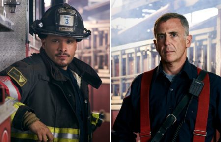 Joe Minoso David Eigenberg Chicago Fire Cruz Herrmann