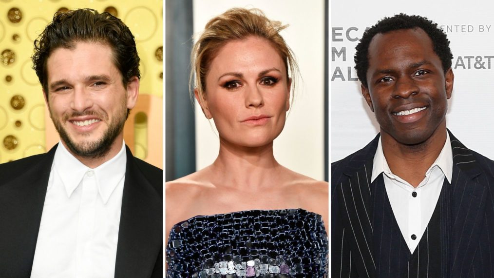 Kit Harington Anna Paquin Gbenga Akinnagbe