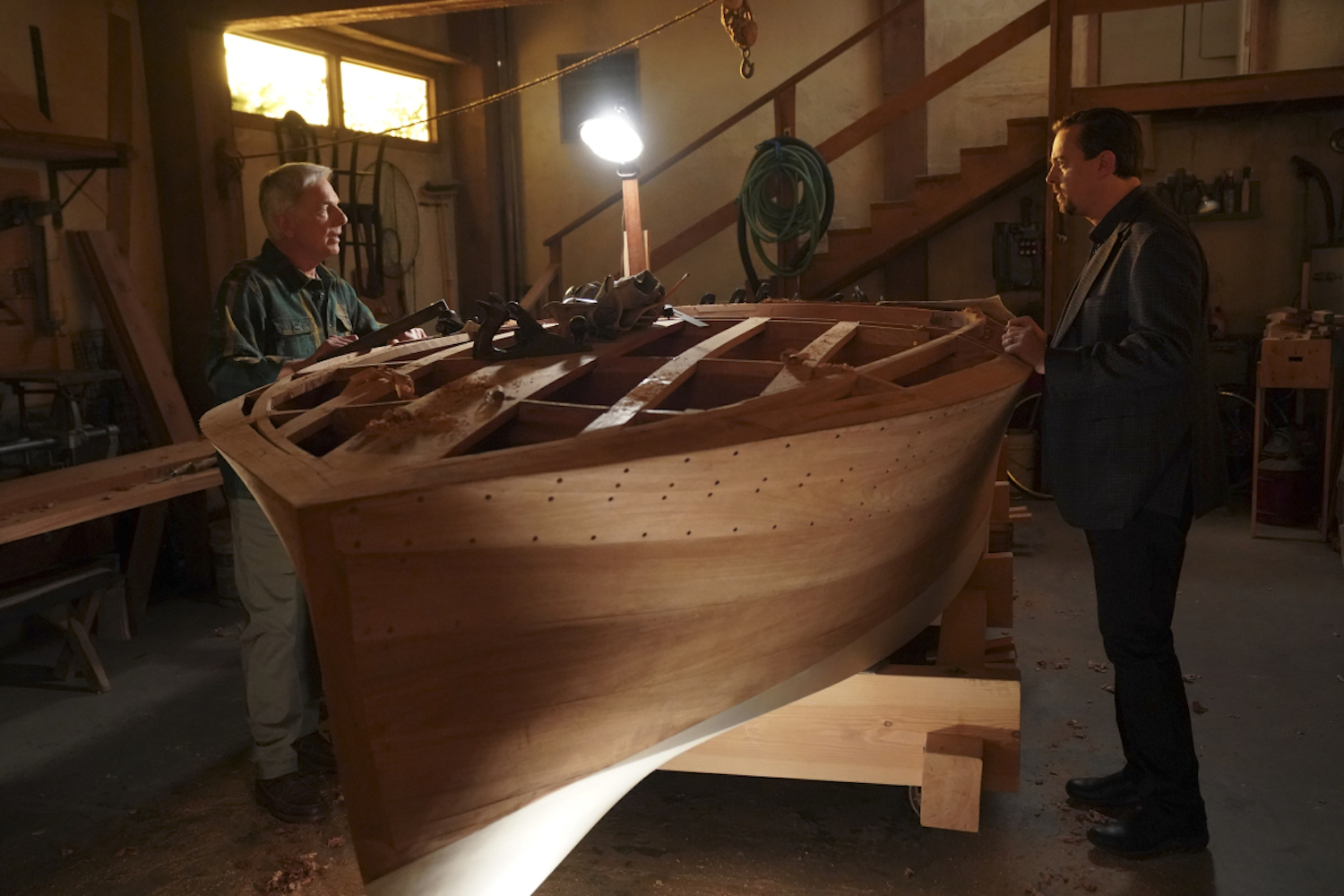 Gibbs McGee Basement Boat NCIS