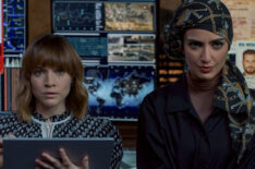 Renée Felice Smith (Intelligence Analyst Nell Jones) and Medalion Rahimi (Special Agent Fatima Namazi) - NCIS Los Angeles