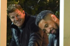 David Boreanaz as Jason Hayes and Neil Brown Jr. as Ray Perry in SEAL Team - Season 4, Episode 7 Porch Talk