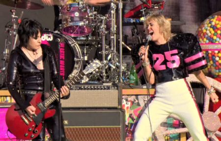 Miley Cyrus and Joan Jett - Super Bowl TikTok Tailgate