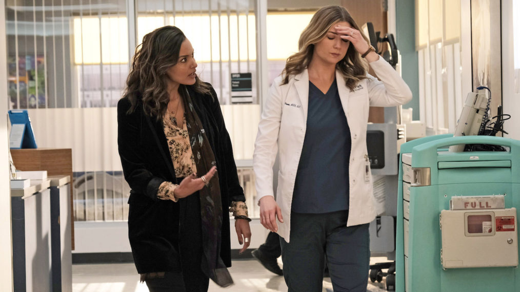 Jessica Lucas and Emily VanCamp in The Resident - Season 4, Episode 8