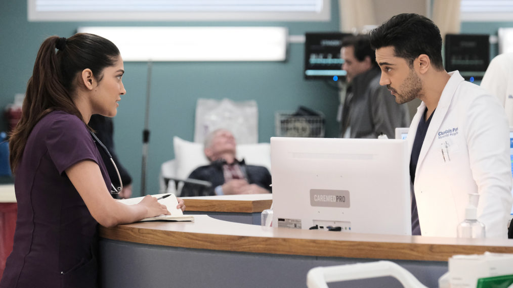 Anuja Joshi and Manish Dayal in The Resident - Season 4, Episode 8