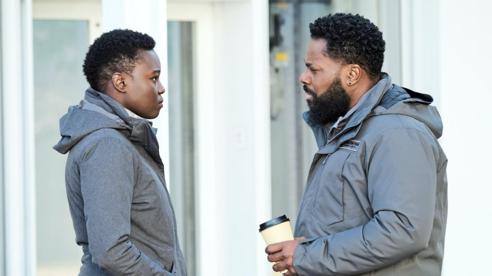 Shaunette Renée Wilson and Malcolm-Jamal Warner in the 'First Days, Last Days' episode of The Resident - Season 4 Episode 8