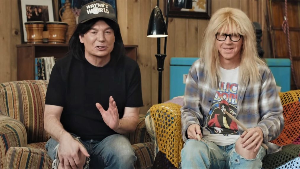 Wayne's World Mike Myers Dana Carvey Uber Eats Super Bowl