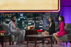 Emmanuel Acho, Michelle Young, and Katie Thurston on the Bachelorette