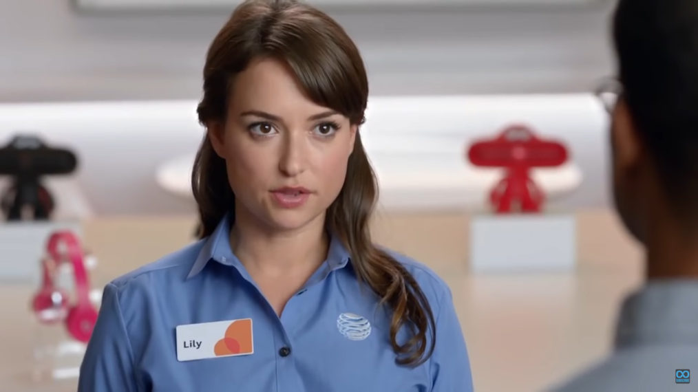 Milana Vayntrub AT&T Lily