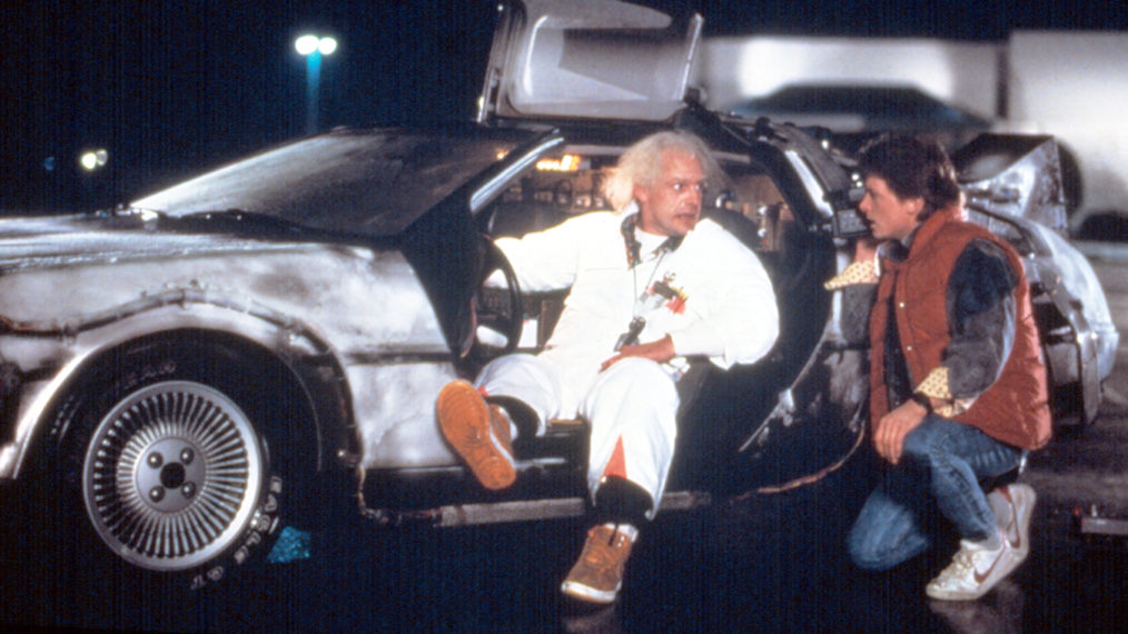 Back to the Future - Christopher Lloyd and Michael J Fox