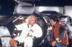 Back to the Future - Christopher Lloyd and Michael J Fox