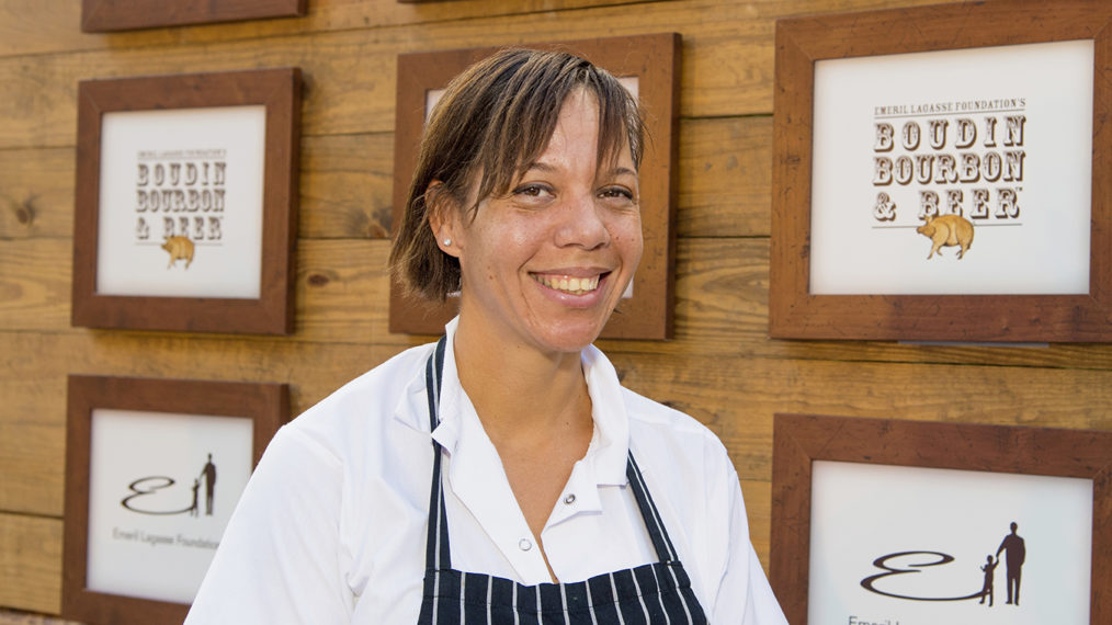 Nina Compton attends 2017 Boudin Bourbon and Beer