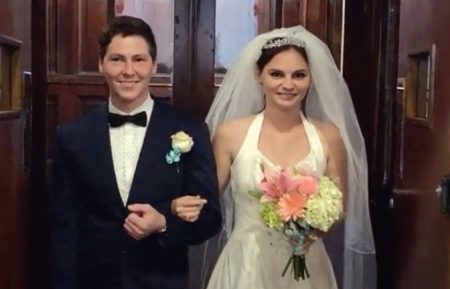 Brandon and Julia on their wedding day, 90 Day Fiancé